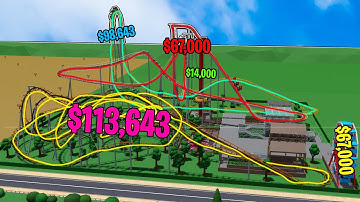 Building in Theme Park Tycoon 2 but each ride is a RANDOM budget