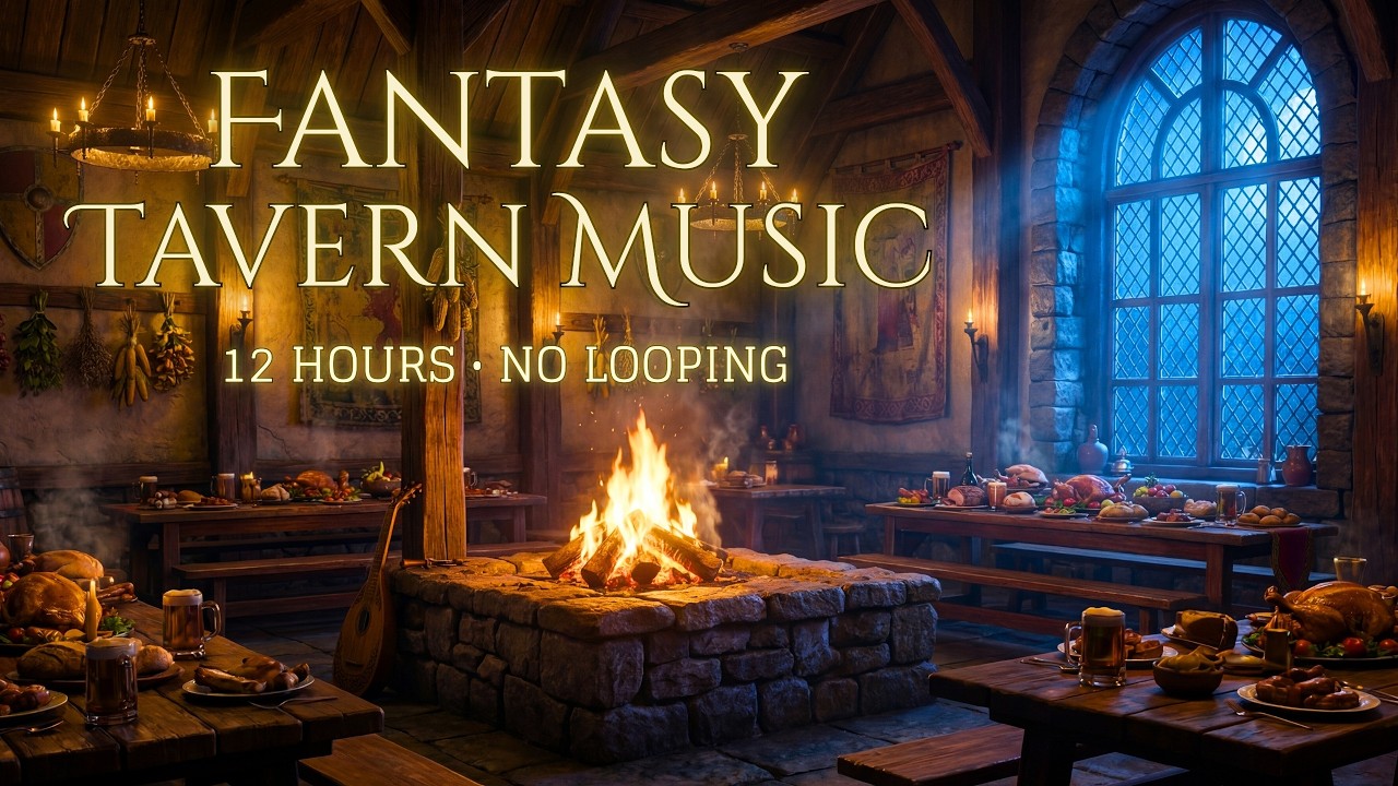 12 Hours of Medieval Celtic Tavern Music | Relaxing D&D Fantasy ...