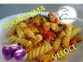 Pasta con melanzane pomodorini e scamorza