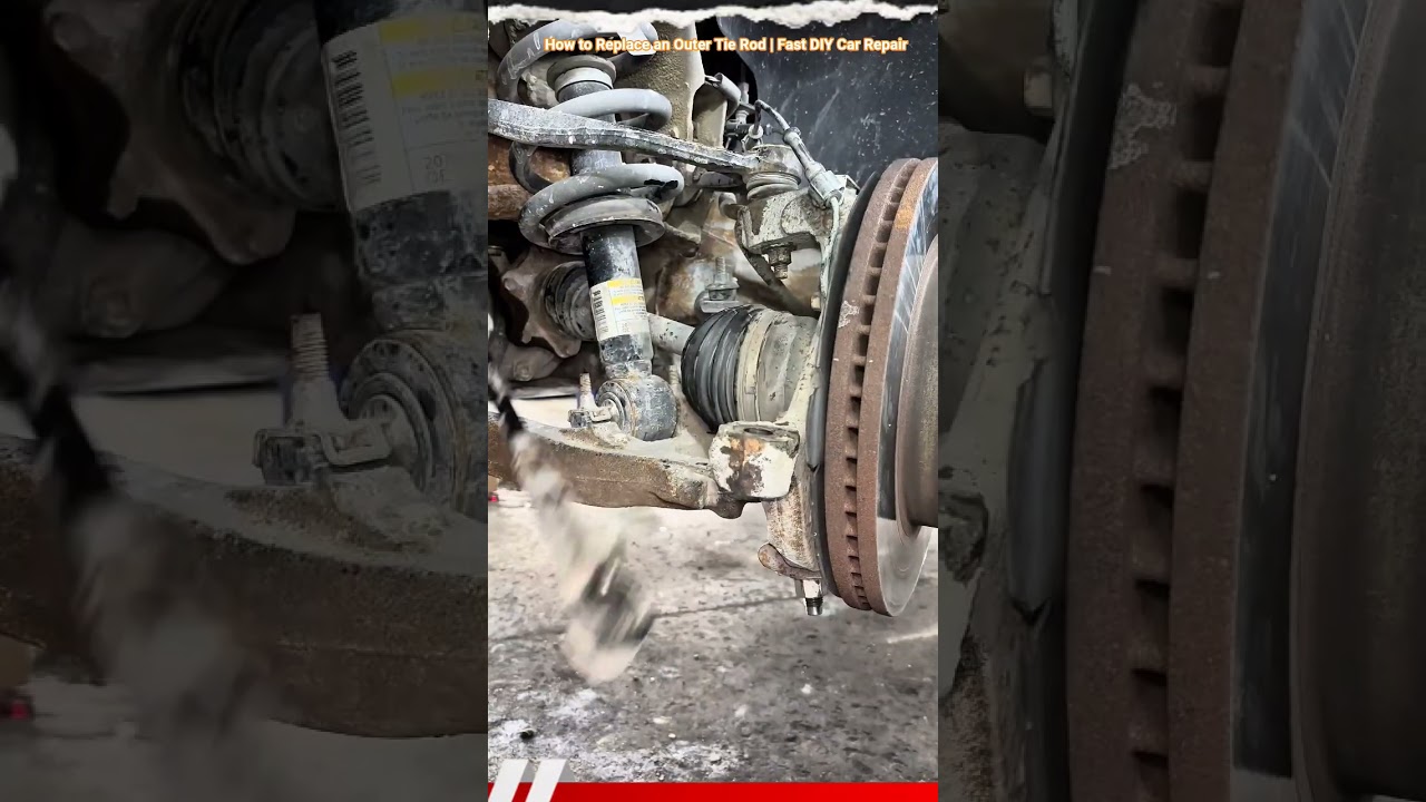 How to Replace an Outer Tie Rod | Fast DIY Car Repair #mechanic #tricks #automobile