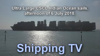 Ultra Large Indian Ocean sails, 6 July 2018