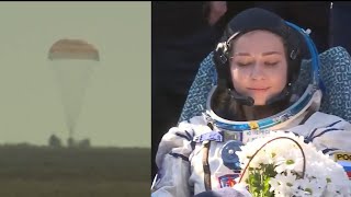 Soyuz MS-18 landing