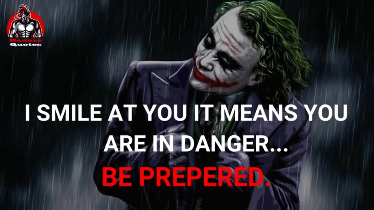I Am Lossing Everyone Sad Joker Quotes That Ll Appeal To The Dark Side In Everyone Badass Quotes Youtube