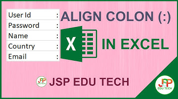 Excel Tricks | How to align Semicolon in Excel