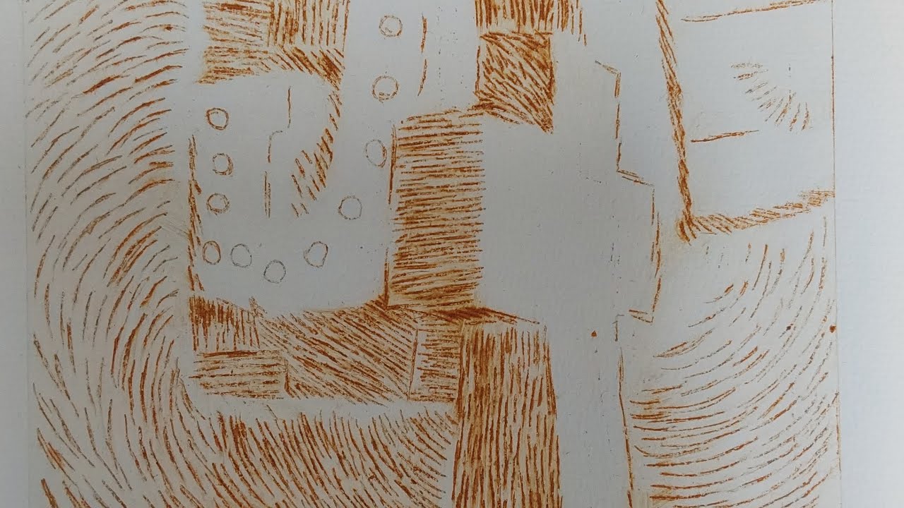 Intaglio Print Example PRINTMAKING 101: how to print on intaglio - YouTube