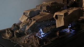 NOSTROMO Landed On The Alien Planet LV426 Diorama Build