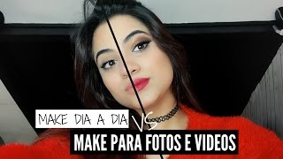 Maquiagem para fotos e vídeos x maquiagem do dia dia - Produtos baratos