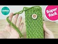 PORTA celular con CORDON tejido a crochet paso a paso | Lanitas y Colores