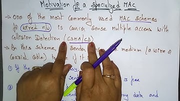 MAC | Motivation for a Specialised | MC | Mobile Computing | Lec-24 | Bhanu Priya