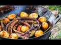 Awesome ! Roasted PEPSI SNAKE Recipe - Cooking Snake with Pepsi in Village