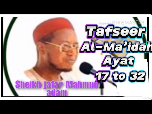 Sheikh jafar mahmud adam suratul maida 1-23 