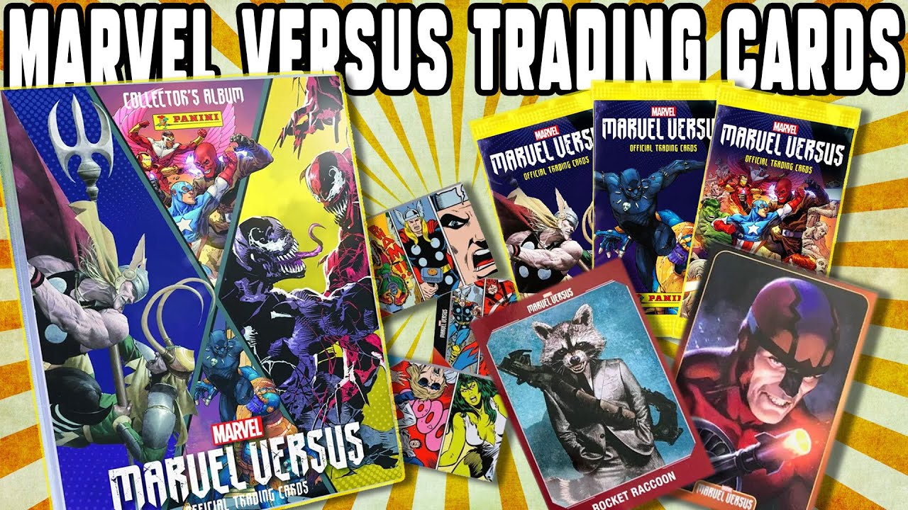 Opening Panini Marvel Versus Trading Card Starter Set & Multi Packs