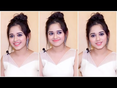 quick-and-easy-messy-bun-for-gown-|-simple-hairstyle-|-hair-style-girl-|-trendy-hairstyle