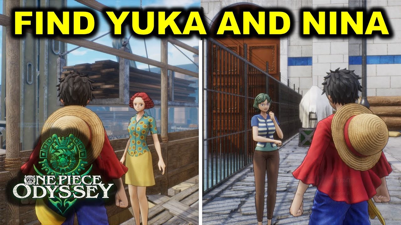ワンピース YUKA Find Yuka and Nina | One Piece Odyssey - YouTube