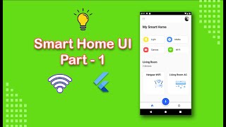Smart Home UI Flutter Speed Code | IoT app UI Speed Code | Flutter Speed Code