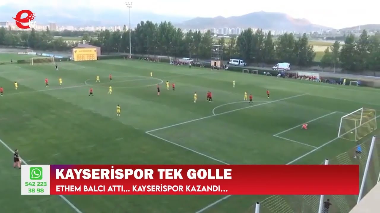 2023-2024 Hazırlık KAYSERİSPOR - GENÇLERBİRLİĞİ 1-0 Maç Özeti