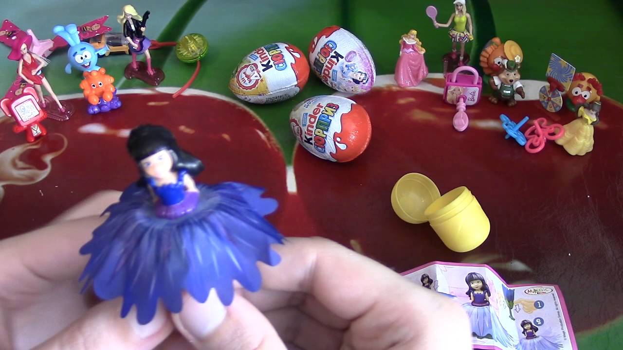 Flowee Mini, Surprise Eggs, Barbie Surprise Eggs, Opening Eggs, Kinder Surprise Eggs (40 Years