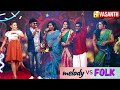 Melody vs folk  tamil songs  velmurugan  srinidhi  mukesh surmukhi   vasanth tv