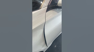 NEVER FORCE A DENTED DOOR OPEN