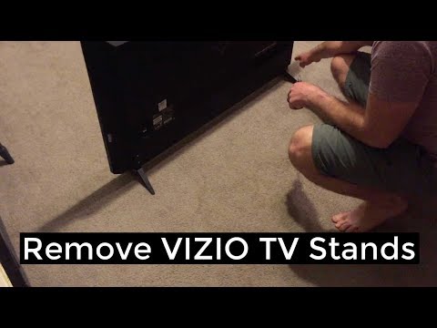 Video: How To Remove The Stand From The TV