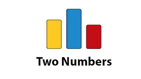 Code Forces : H. Two Numbers in Arabic