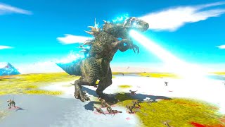 One Godzilla Vs Half A Hundred Dinosaurs - Animal Revolt Battle Simulator