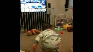 Blake After Eating Too Much Easter Candy