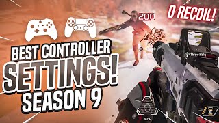 Best Controller Settings For Movement+Aim Season 9! (Apex Legends)