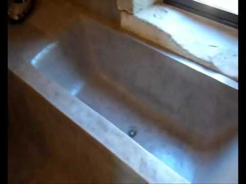 Béton ciré online salle de bain en béton ciré youtube Baignoires Beton désign