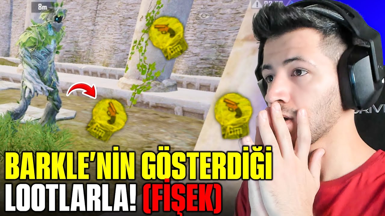 BARKLE'NİN GÖSTERDİĞİ LOOTLARLA WİN ALMAK? (FİŞEK GÖSTERDİ) Pubg mobile