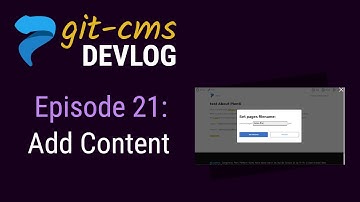 Plenti CMS Devlog (ep 21): Adding Content