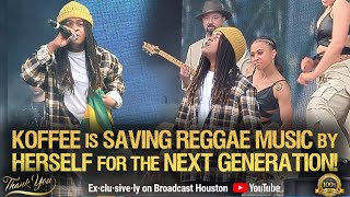 KOFFEE Opens For LAURYN HILL & DAVIDO & Proves REGGAE MUSIC is STILL WORLDWIDE @ Eden Festival 2023!