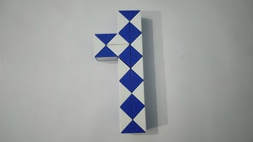 How to make Number 1 with Snake cube