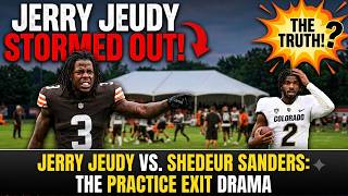 Why Did Jerry Jeudy Suddenly Leave Shedeur Sanders' Practice