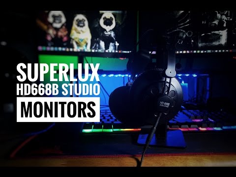 Superlux HD668B Review - Cheap Studio Monitors