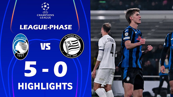 Atalanta-Sturm Graz | 5-0 | Gli Highlights | UEFA Champions League 2024/25