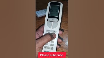 Voltas AC का remote kaise चलाते हैं|How To use voltas AC remote #shorts #remote #trending #ac #yt
