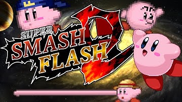 Super Smash Flash 2 Beta - All Kirby Hats and Powers (Outdated)