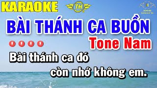 Bài Thánh Ca Buồn Karaoke Tone Nam Nhạc Sống | Beat Mới Dễ Hát Âm Thanh Chuẩn | Trọng Hiếu