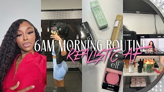MY 6AM-ISH MORNING ROUTINE — NON-AESTHETIC &amp; VERY REALISTIC* — Establishing A Routine For GROWTH  ⛅️