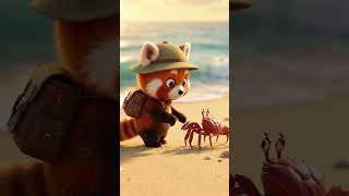 Crabs walk sideways! Why? #LearnOnYouTube #KidsLearning #FunFacts #CuriousKids #Nimlu #crabs #crab