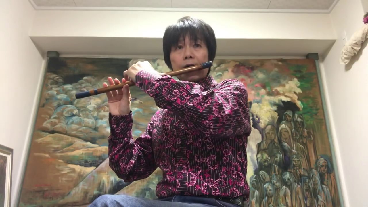 篠笛・元禄花見踊 Genroku Hanami Odori - YouTube