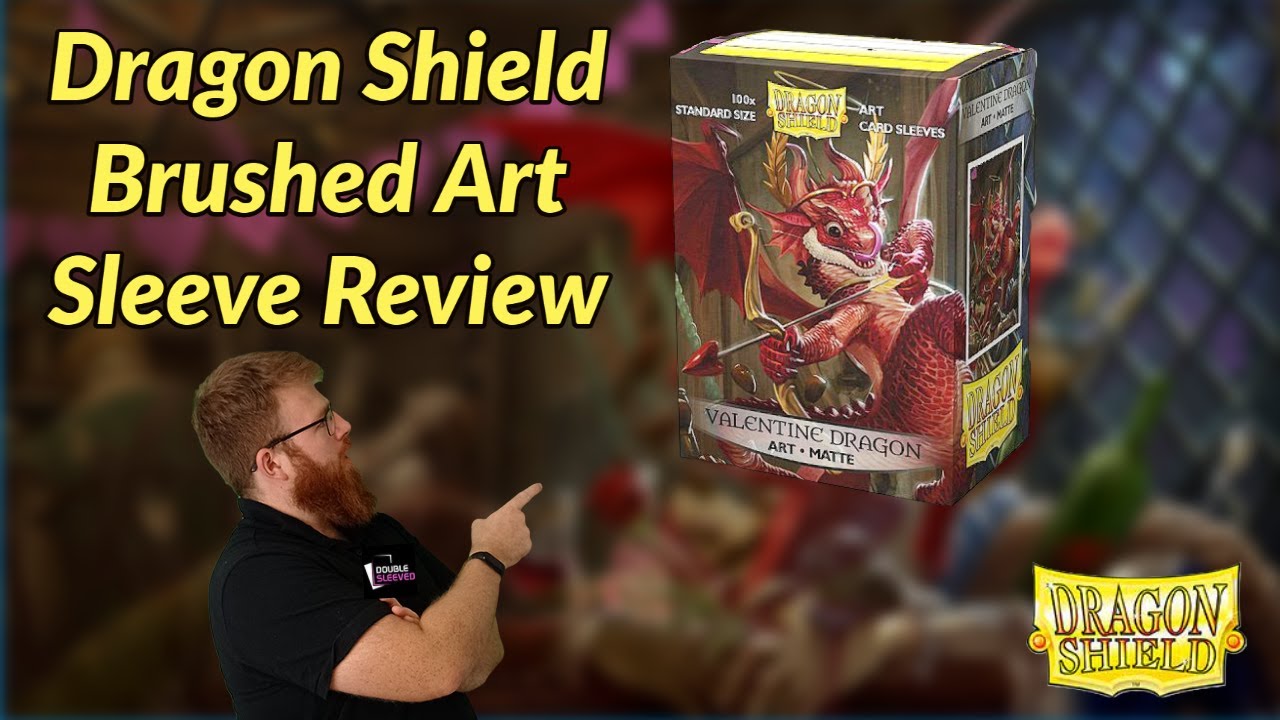 The Best Sleeves Series Dragon Shield Matte Art Sleeves Review YouTube
