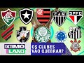 ATÉ FLAMENGO E PALMEIRAS FICARAM NO NEGATIVO! FUTEBOL BRASILEIRO ESTÁ À BEIRA DO COLAPSO FINANCEIRO?