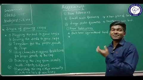 CLASS 5 (EM) | EVS | AGRICULTURE | SESSION 1