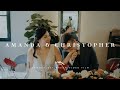 Bubbly wedding ceremony | Christopher &amp; Amanda | An Intimate Wedding at Botanico Garden Singapore