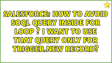 How to avoid soql query inside for loop s I want to use that query only for trigger.New record?