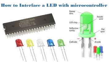 Microcontroller 8051 Project 01 How to Interface  a LED with microcontroller