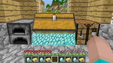 Minecraft Battle - NOOB vs PRO : NOOB FOUND DIAMONDS UNDER CHEST! (Animation)