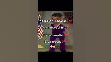 Obama have dih 🥀💔 #mbappe #obama #meme #fyp #relatable